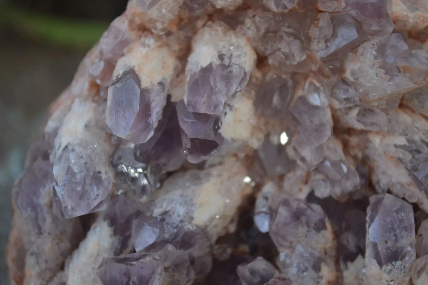 Natural Sugar Amethyst Clusters x 2 From Solwezi, Zambia