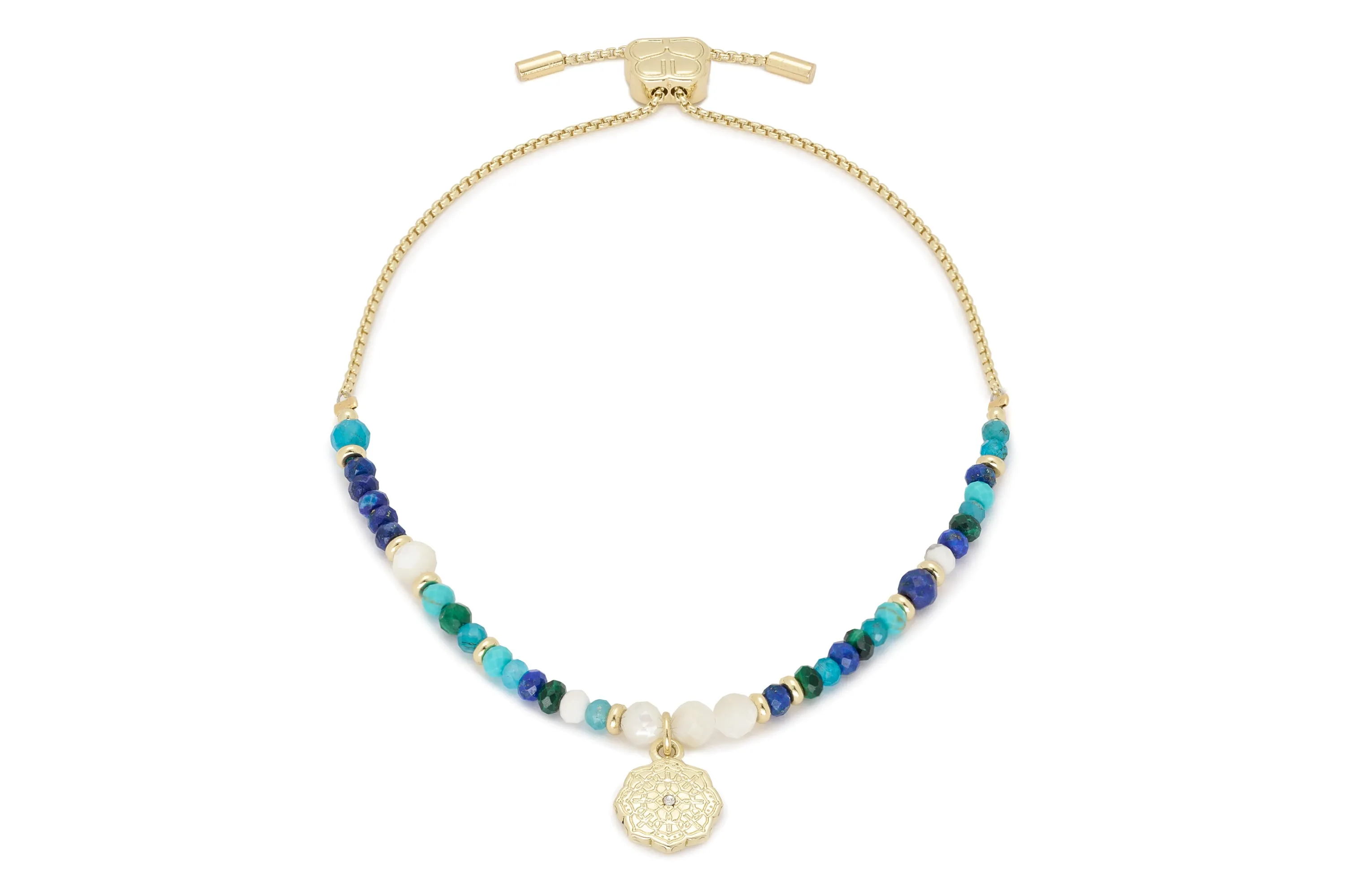 Naxos 2 Layer Gemstone Bracelet Stack