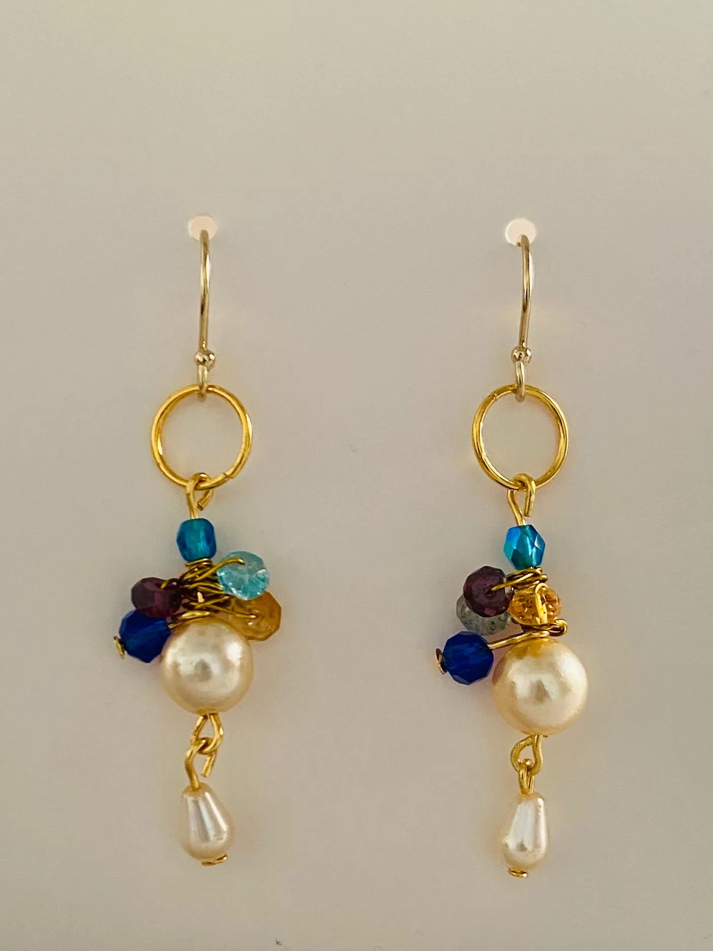 New ! Tania Snihur gold jewelry earrings