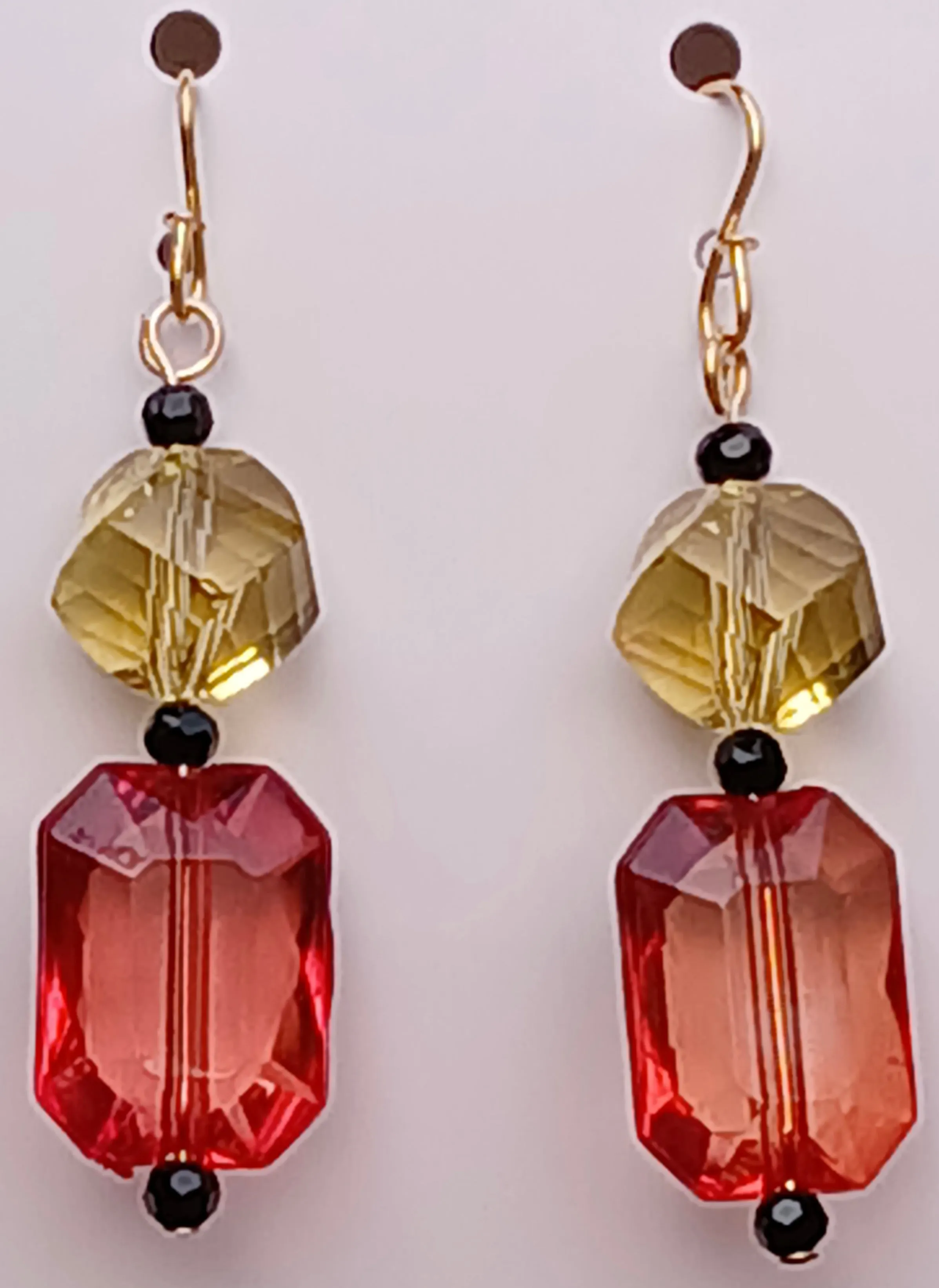 New ! Tania Snihur gold jewelry earrings