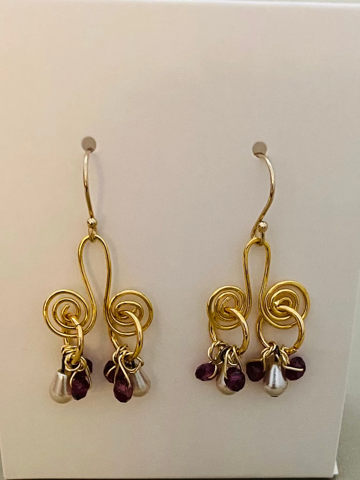 New ! Tania Snihur gold jewelry earrings