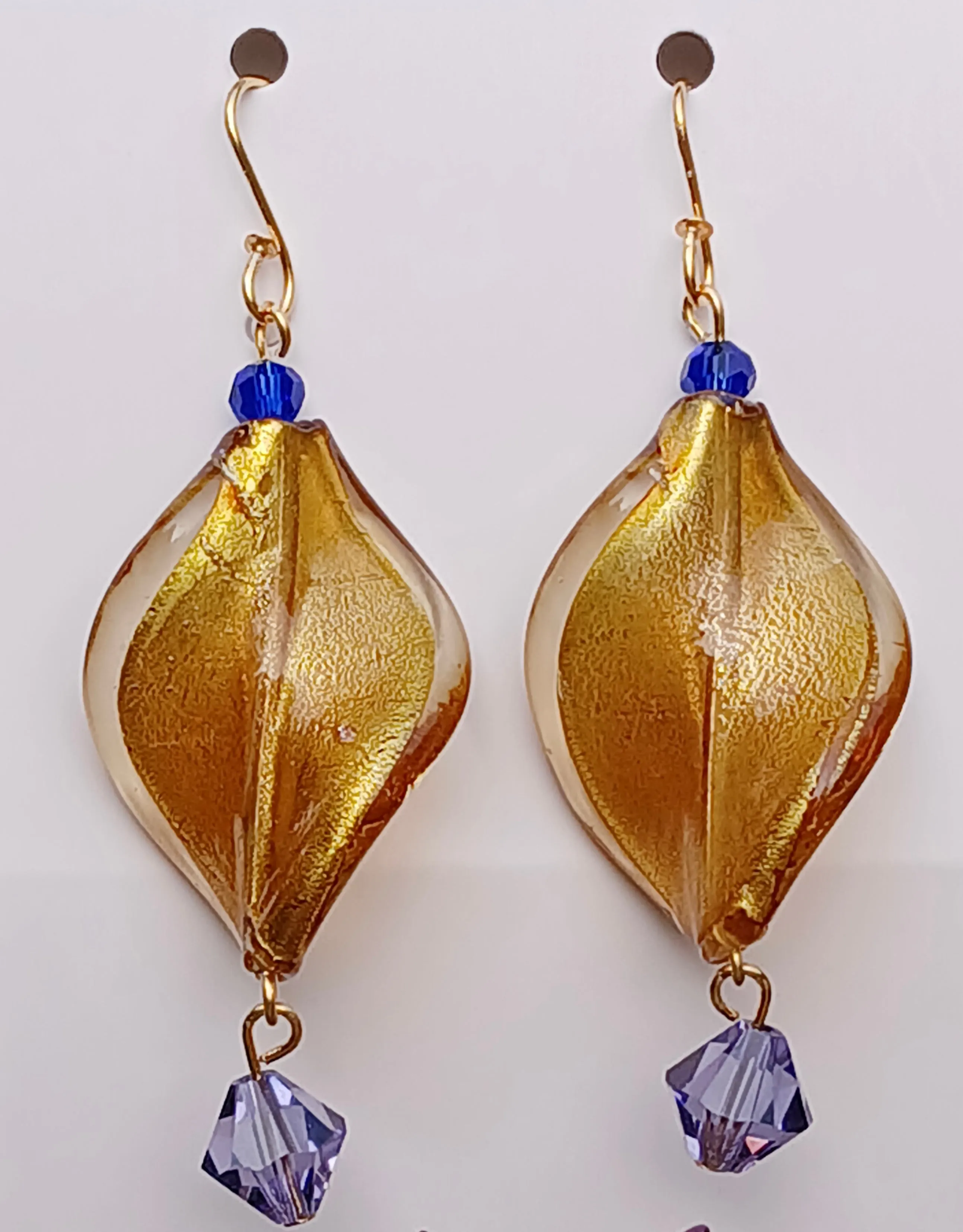 New ! Tania Snihur gold jewelry earrings