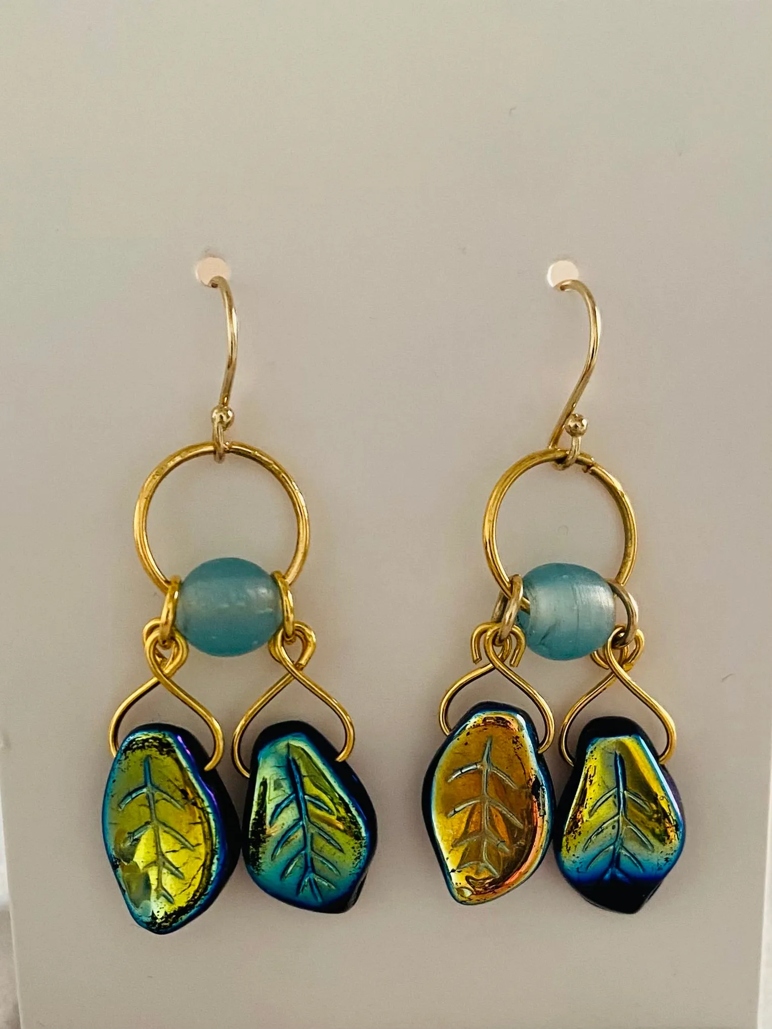 New ! Tania Snihur gold jewelry earrings