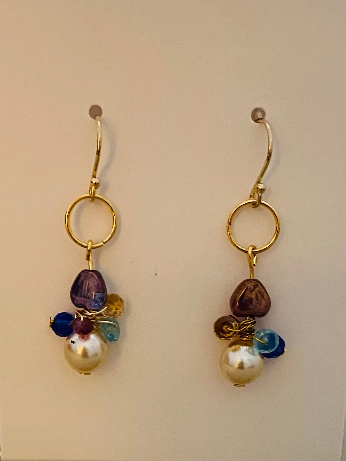 New ! Tania Snihur gold jewelry earrings