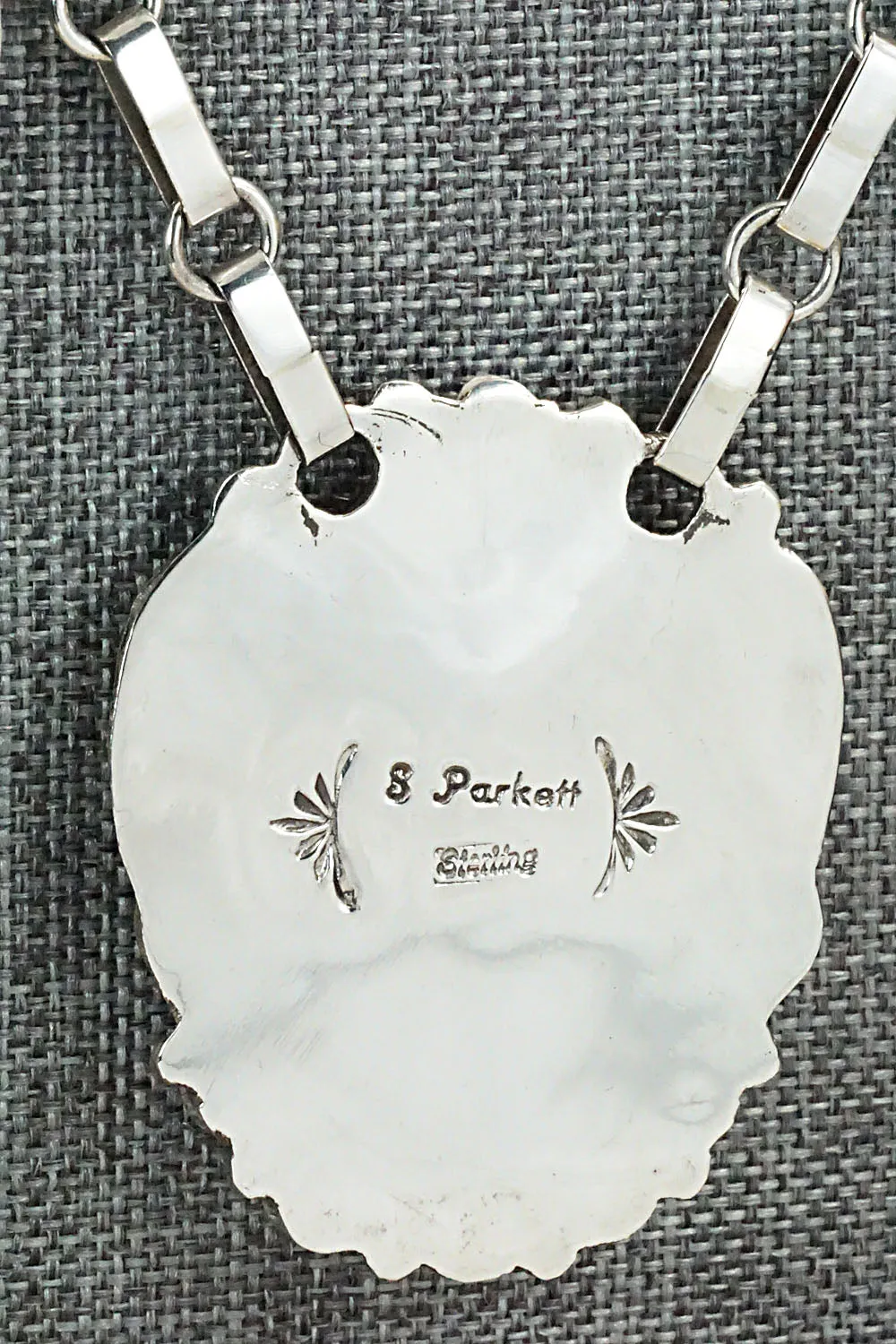 Onyx & Sterling Silver Necklace & Earrings Set - Sandra Parkett