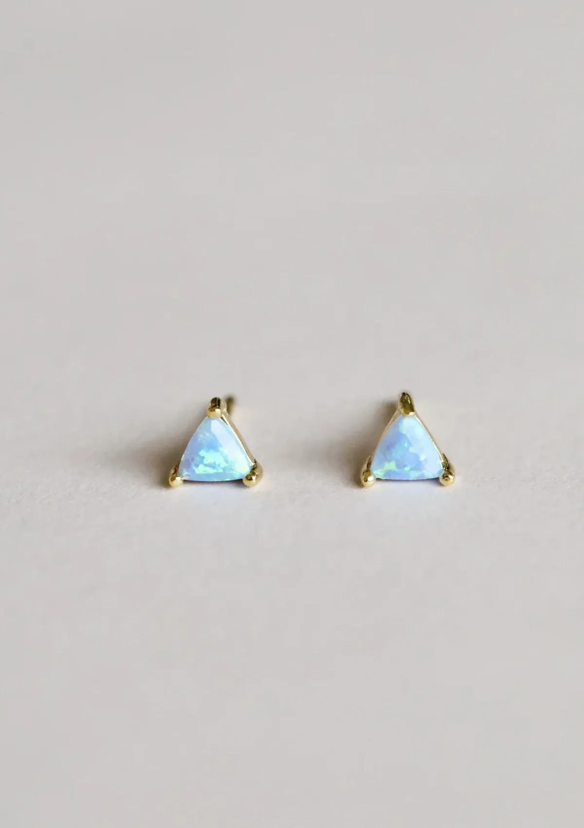 Opal Post Mini Energy Gem Earrings