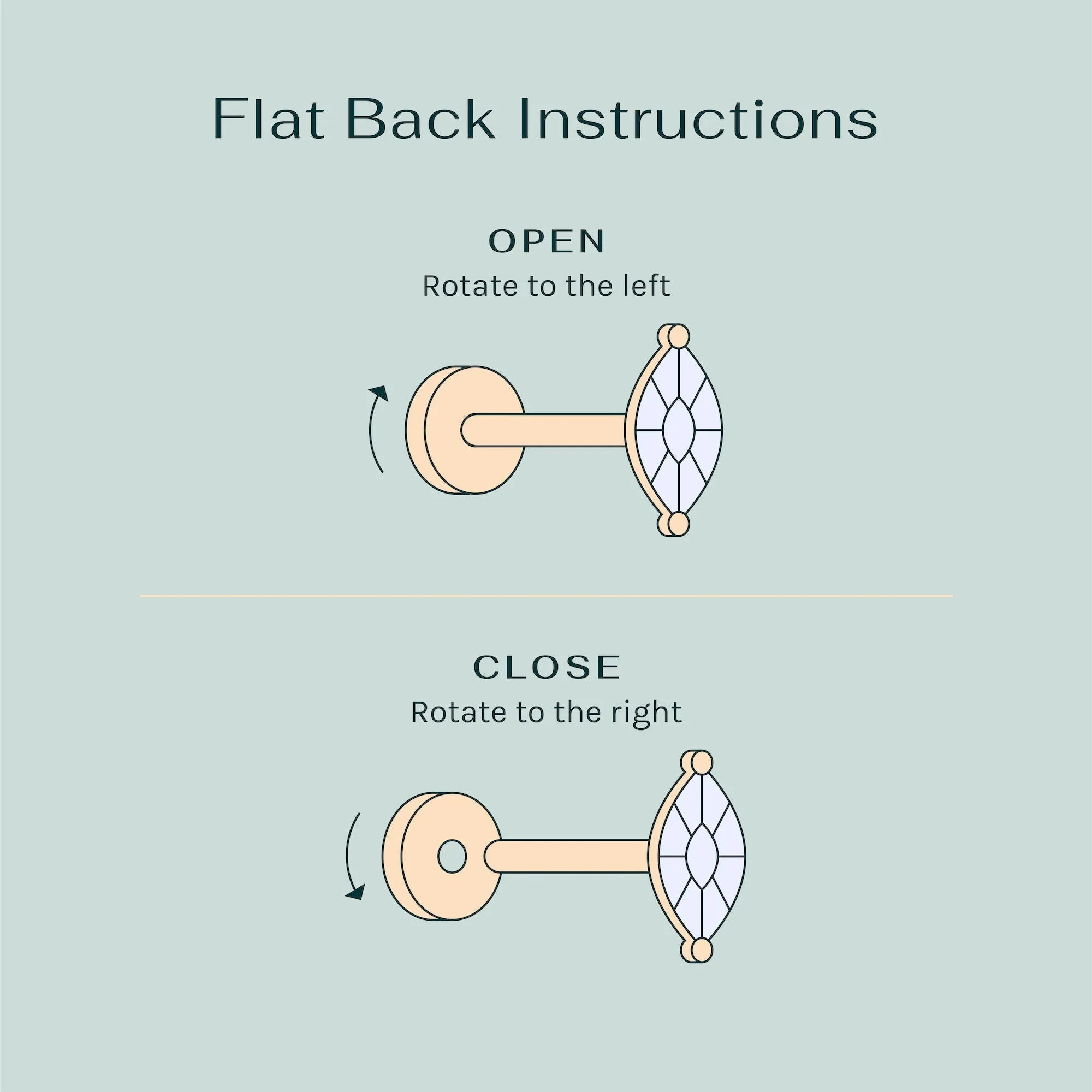 Opal Screw Back Studs