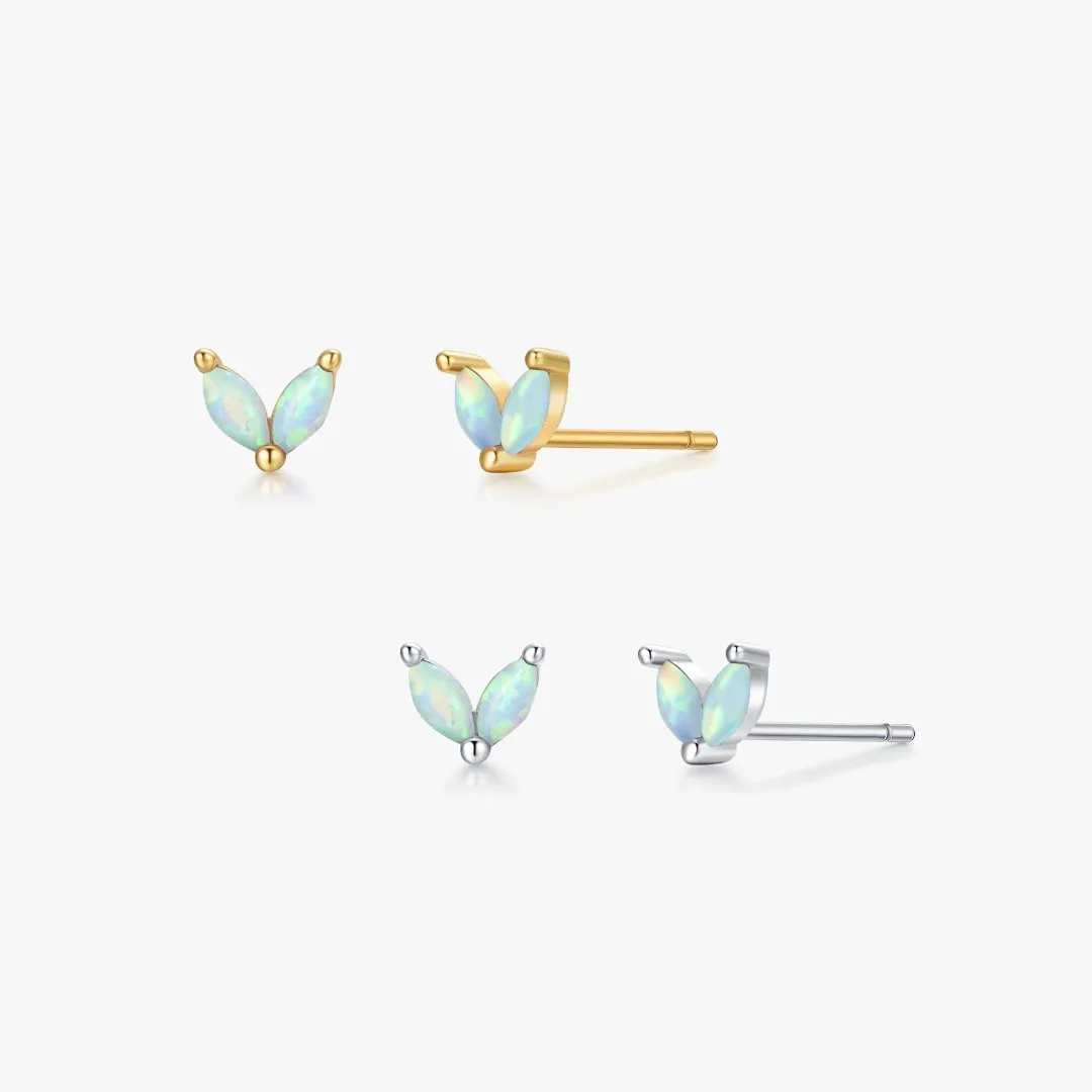 Opal Sprout Studs