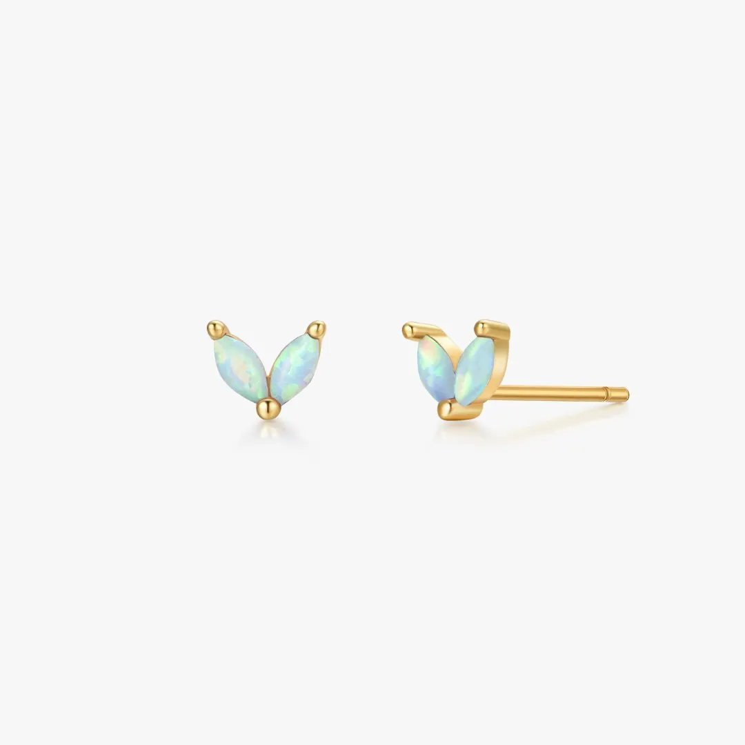 Opal Sprout Studs