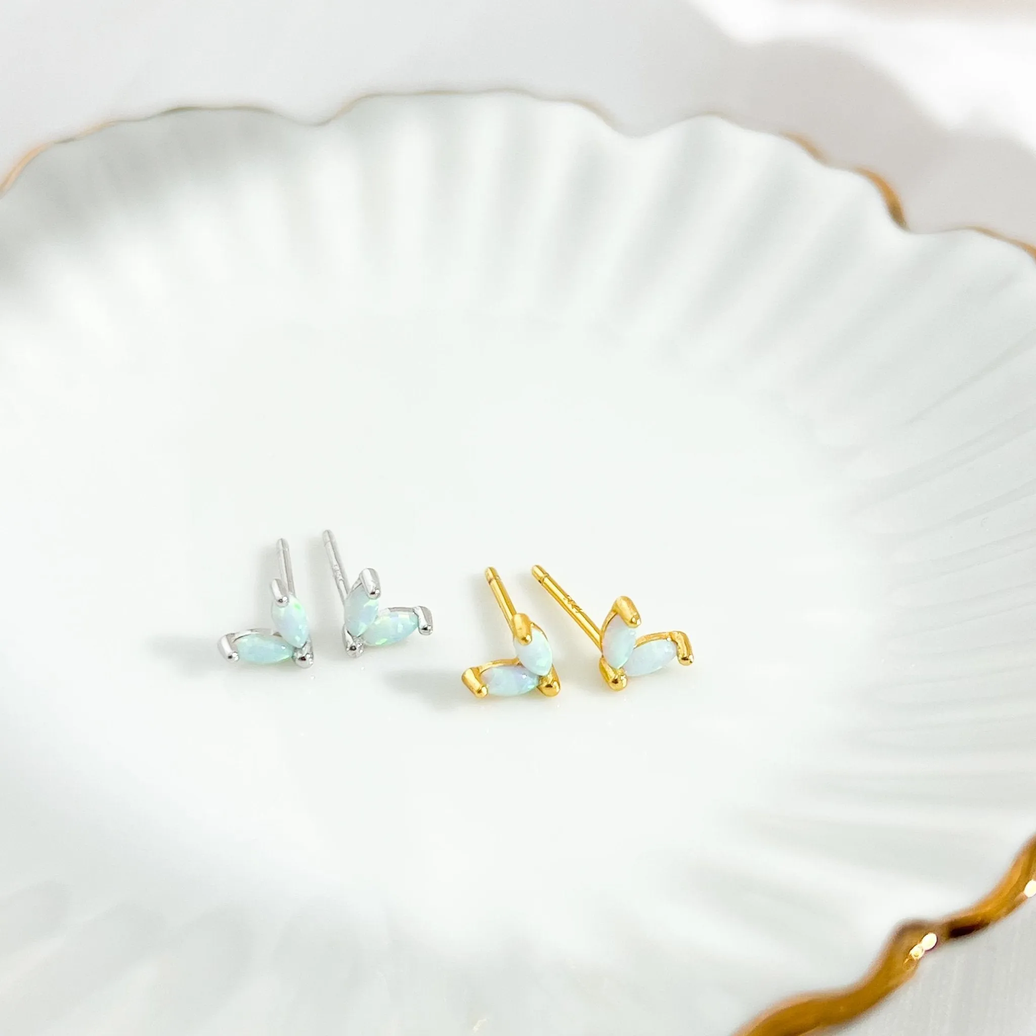 Opal Sprout Studs