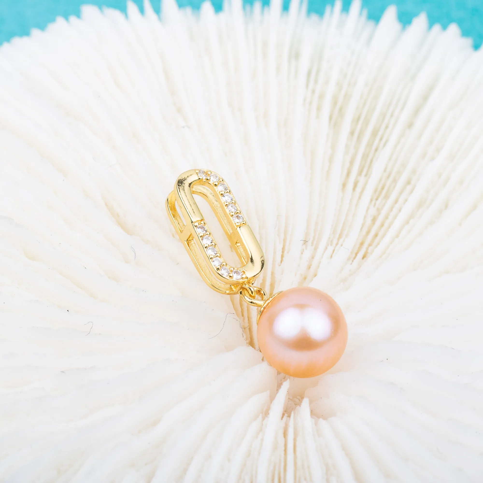 P010847 DIY 7-9mm Natural Freshwater pearl pendant accessory 925 sterling silver engagement jewelry necklace for women