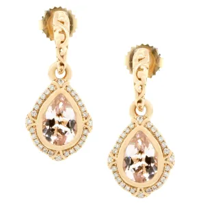 Pastel Morganite Ivy Earrings