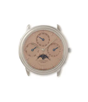 Perpetual Calendar | Salmon Dial | Grey Gold