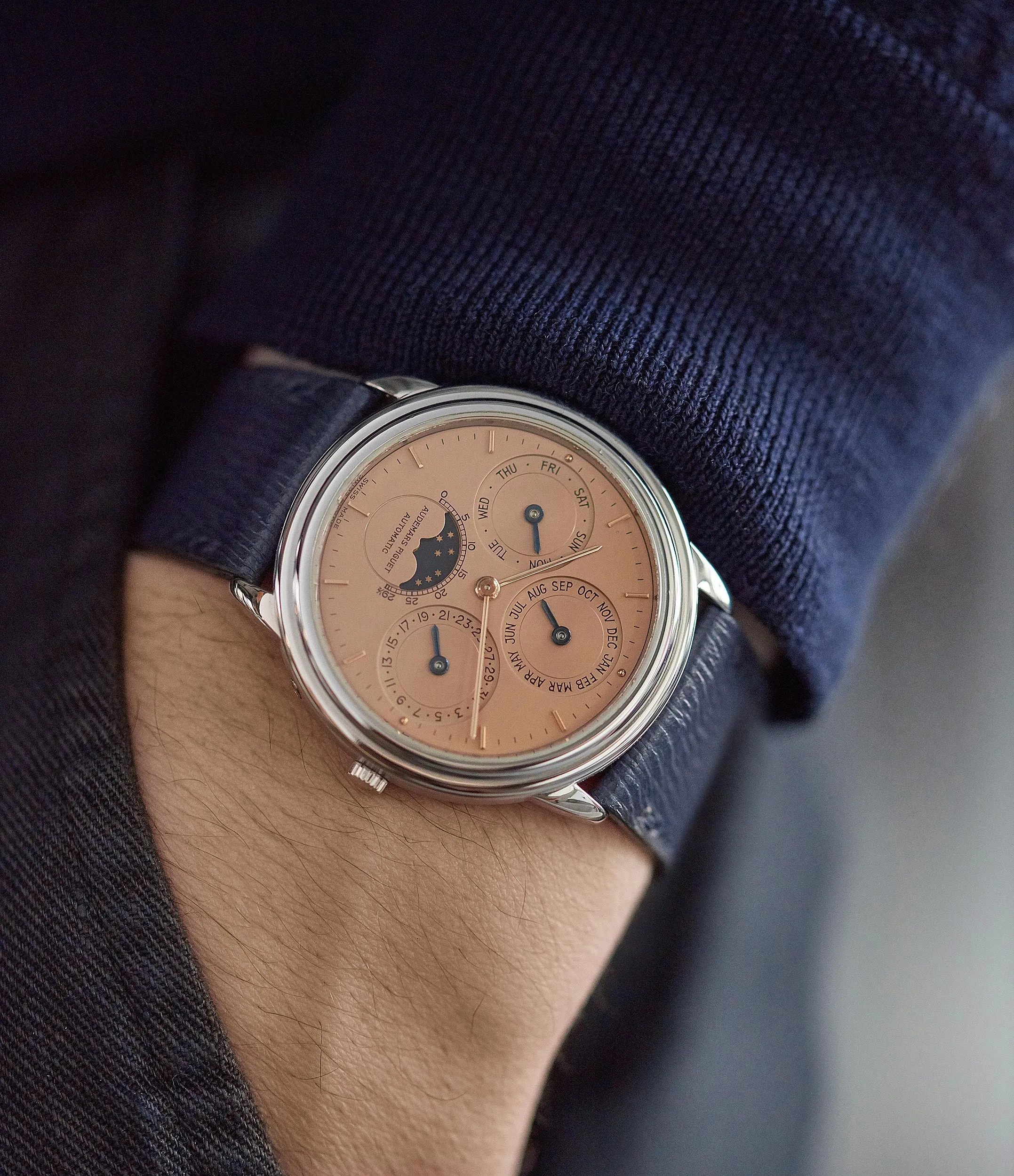 Perpetual Calendar | Salmon Dial | White Gold