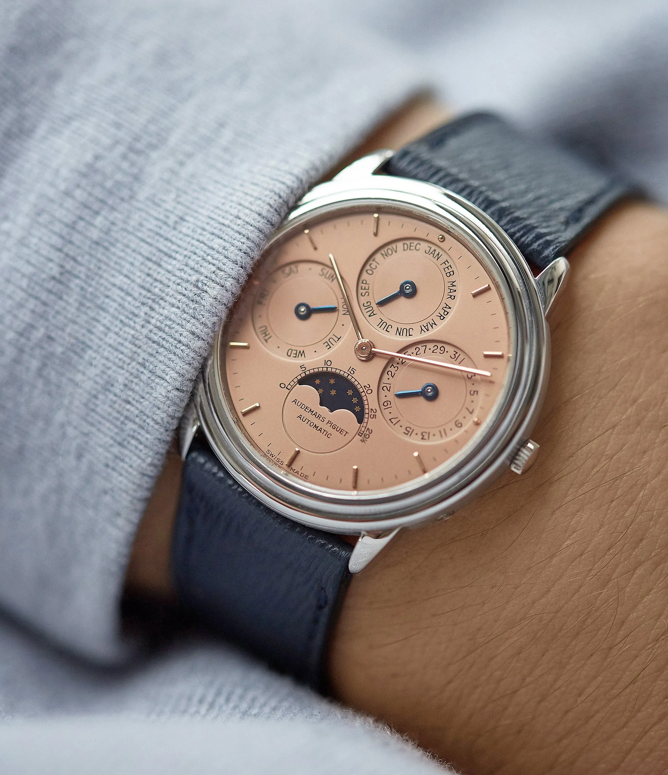 Perpetual Calendar | Salmon Dial | White Gold