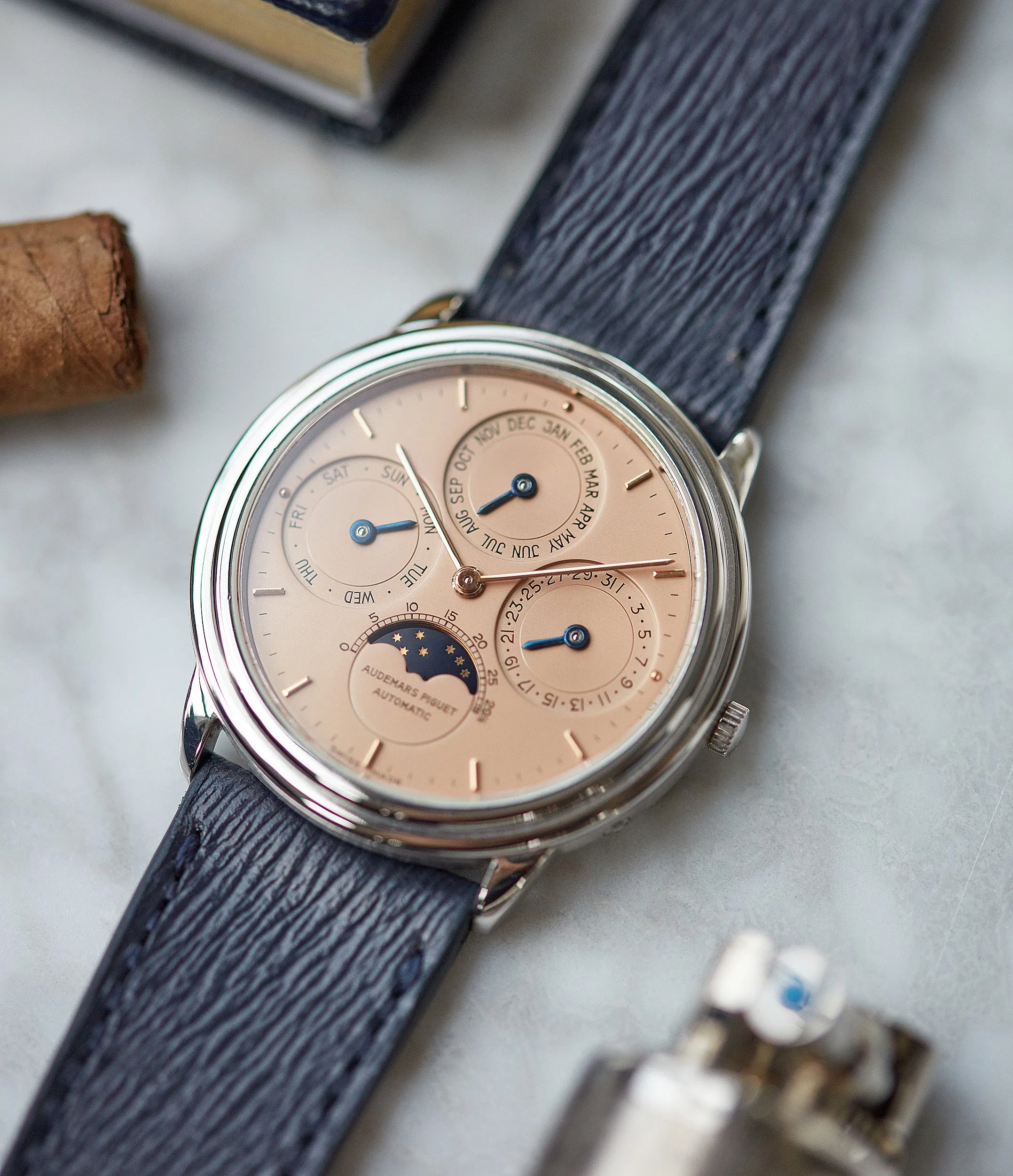 Perpetual Calendar | Salmon Dial | White Gold