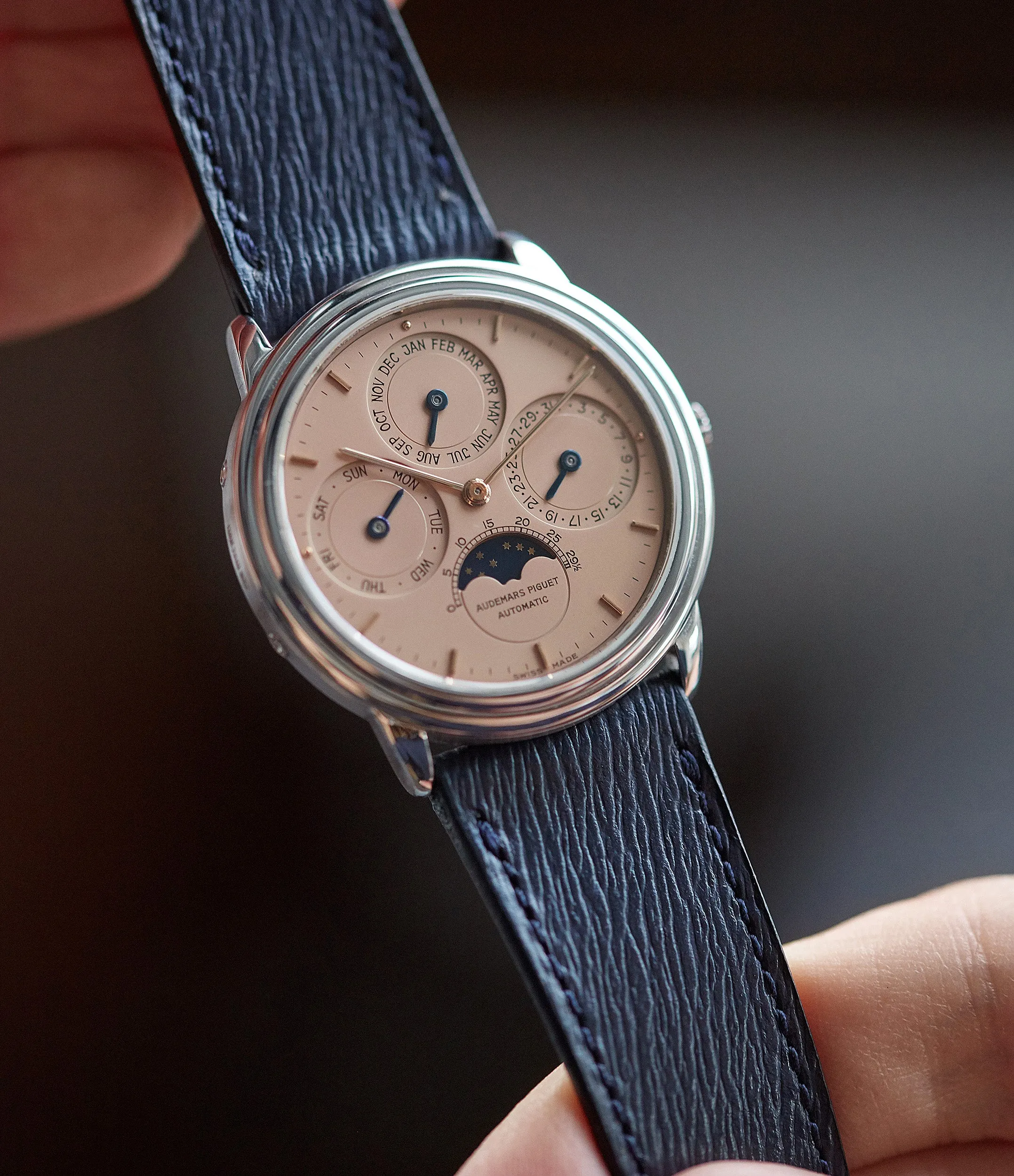 Perpetual Calendar | Salmon Dial | White Gold