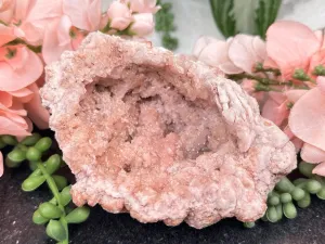Pink Amethyst Geode Crystals