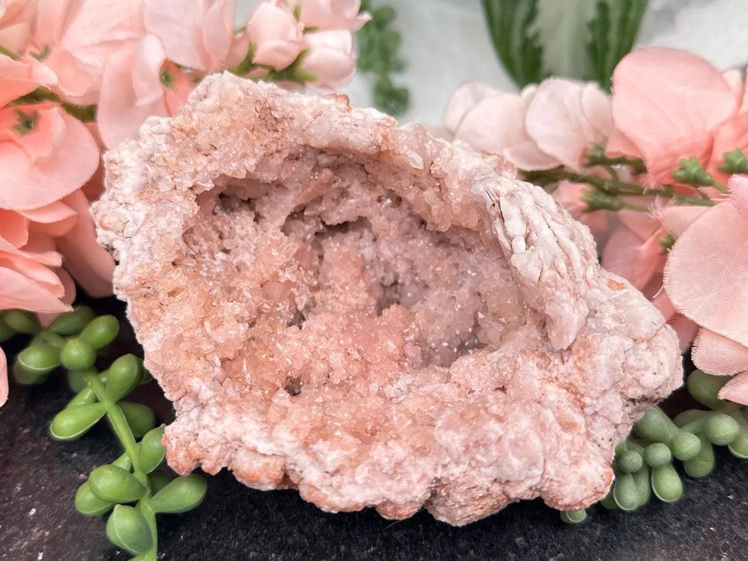 Pink Amethyst Geode Crystals