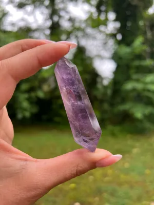 Polished Double Terminated Amethyst Point (#1MTT)