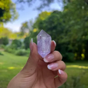 Polished Double Terminated Amethyst Point (#8MTT)