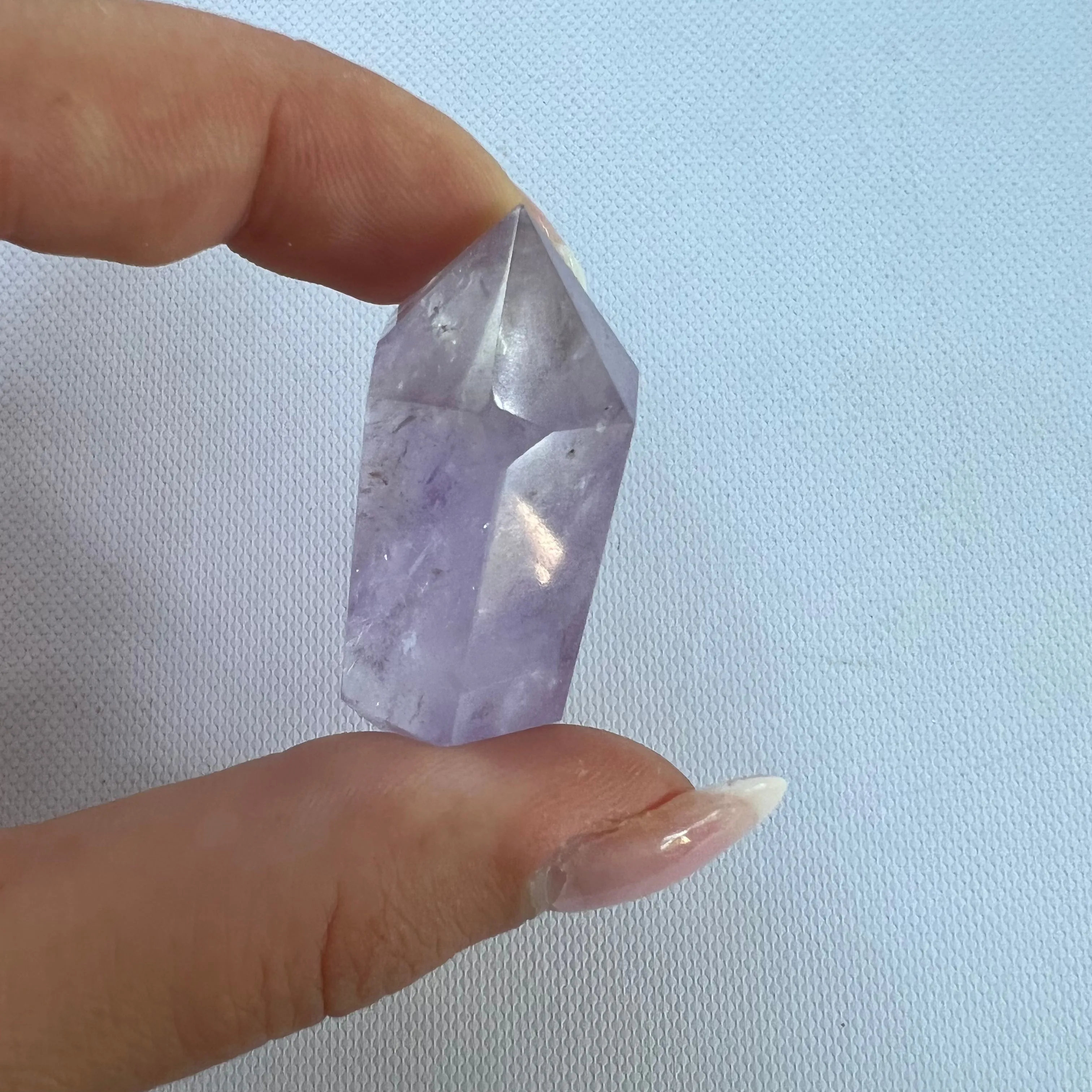 Polished Double Terminated Amethyst Point (#8MTT)