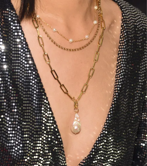 Quinn Necklace - Pearl