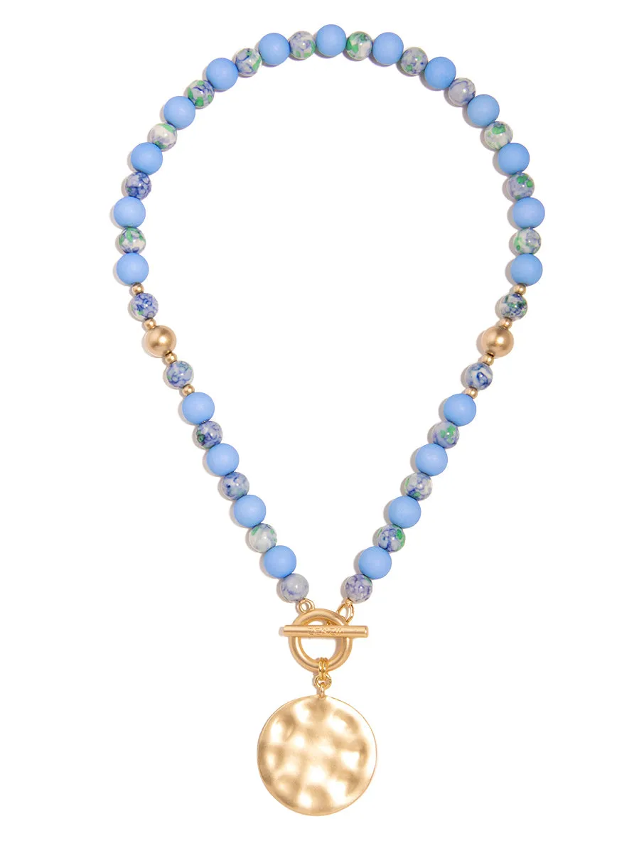 Rachel Beaded Charm Necklace