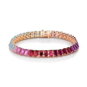 READY TO SHIP RAINBOW PASTEL TENNIS BRACELET