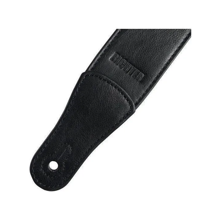 Richter 1681 Stronghold I Leatherette Black Guitar Strap