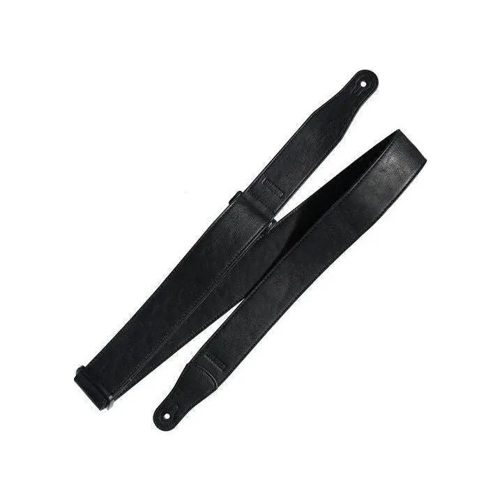 Richter 1681 Stronghold I Leatherette Black Guitar Strap