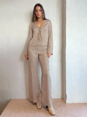 Roame Ria Pant in Mongram Print