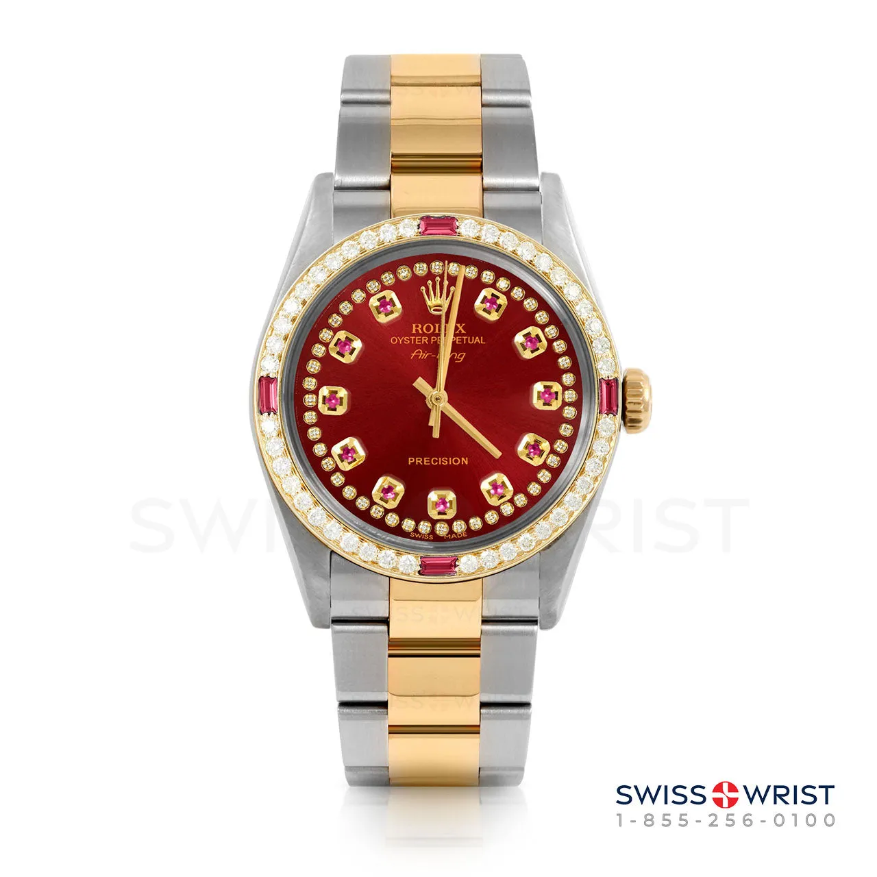 Rolex Air King 34mm | 5500-TT-RED-STRR-4RBY-OYS