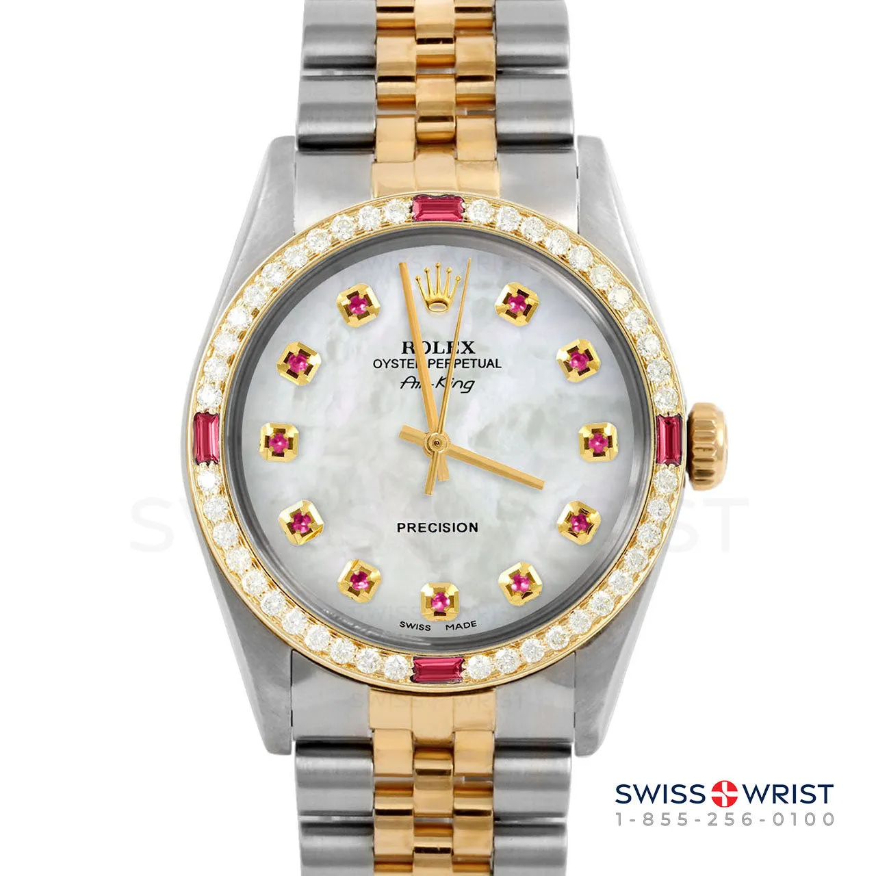 Rolex Air King 34mm | 5500-TT-WMOP-RBY-AM-4RBY-JBL