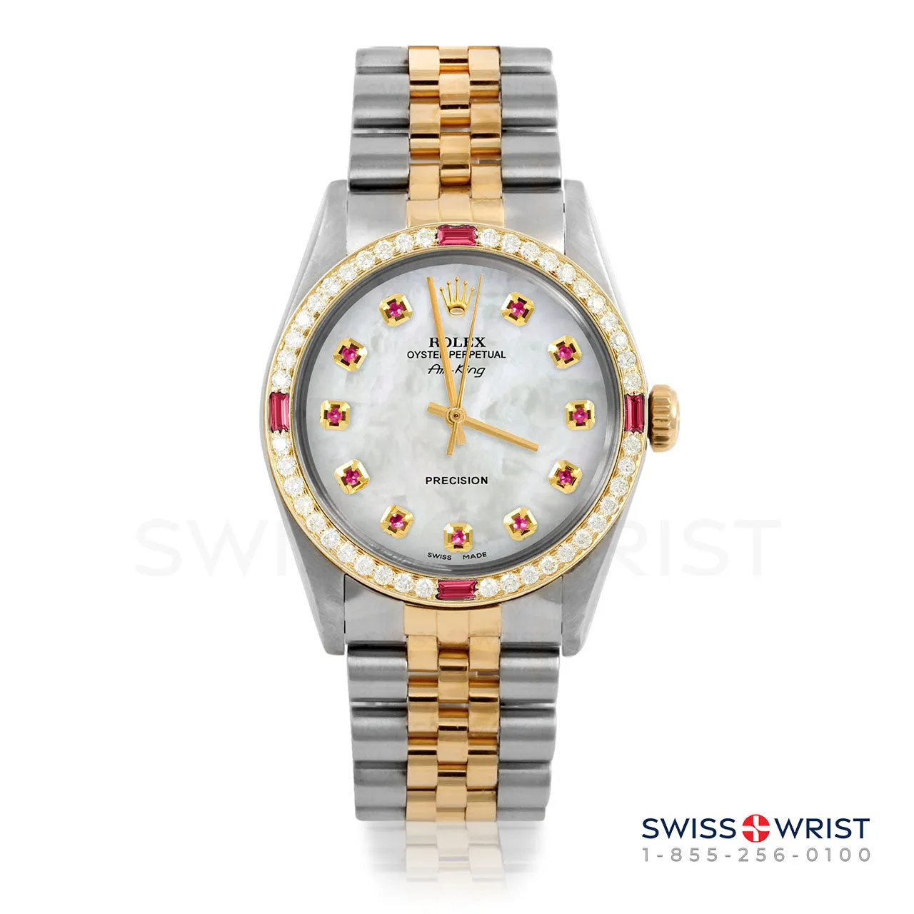 Rolex Air King 34mm | 5500-TT-WMOP-RBY-AM-4RBY-JBL
