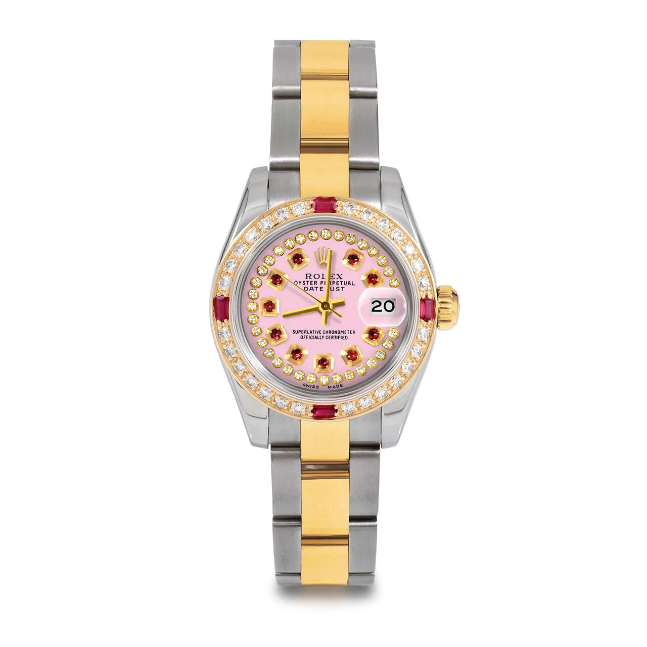 Rolex Datejust 26mm | 179173-PNK-STRR-4RBY-OYS