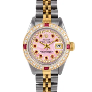 Rolex Datejust 26mm | 6917-TT-PMOP-STRR-4RBY-JBL
