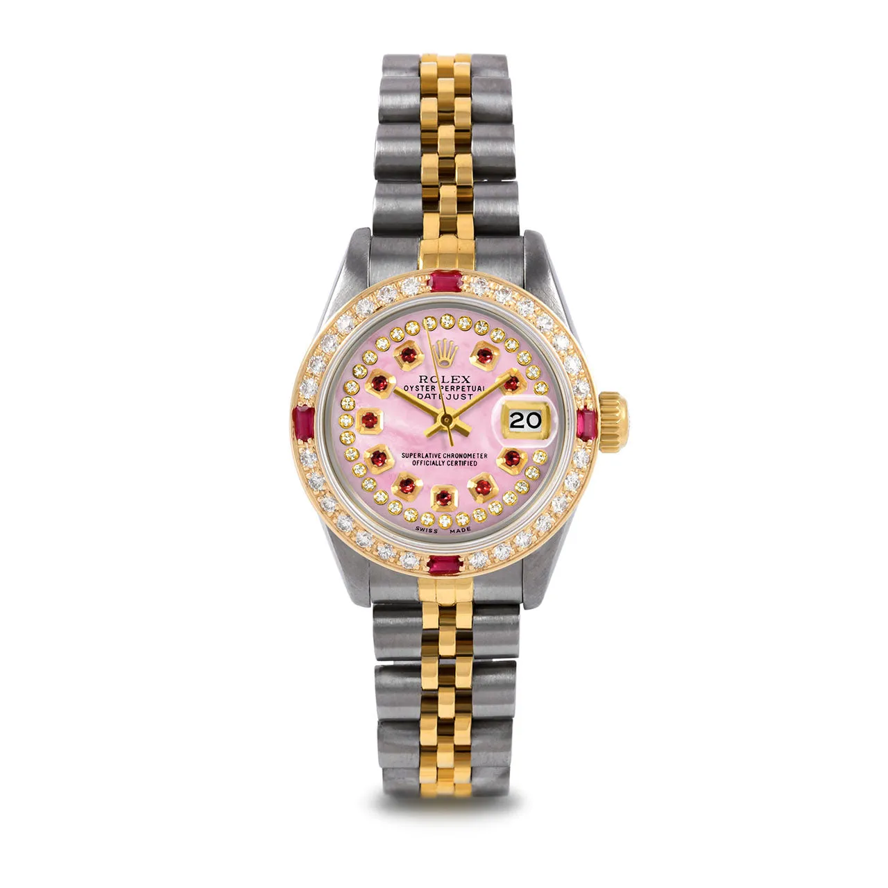 Rolex Datejust 26mm | 6917-TT-PMOP-STRR-4RBY-JBL
