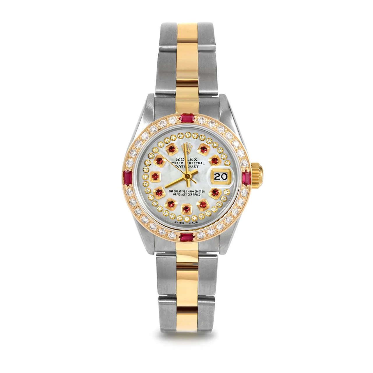 Rolex Datejust 26mm | 69173-WMOP-STRR-4RBY-OYS