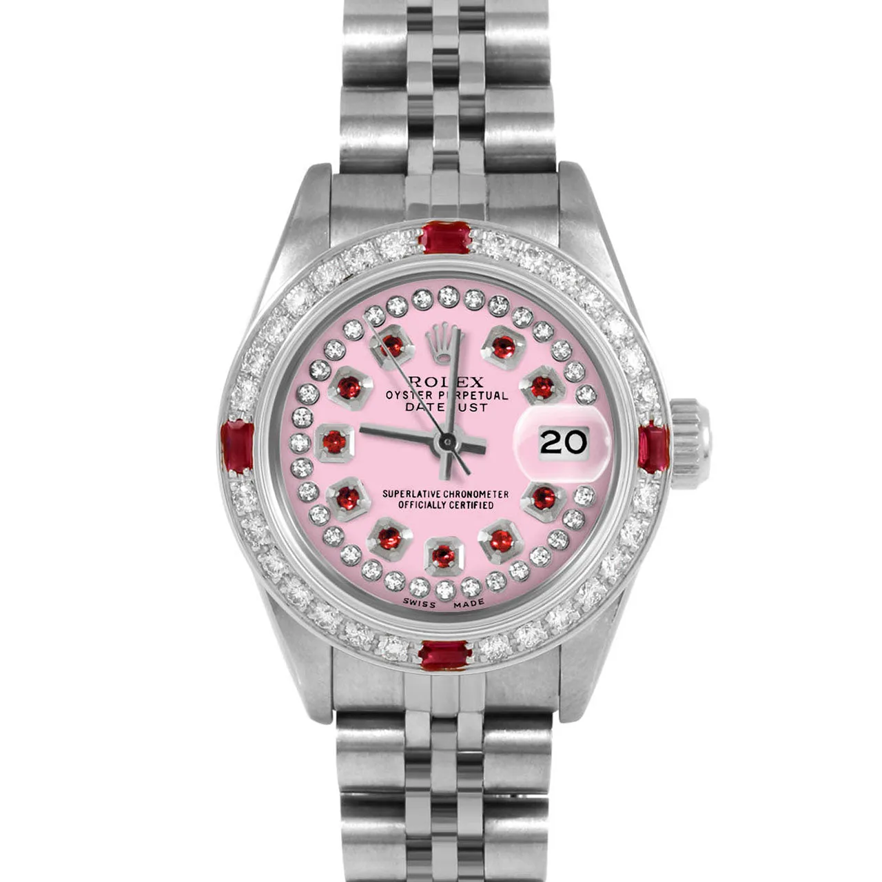 Rolex Datejust 26mm | 69174-PNK-STRR-4RBY-JBL