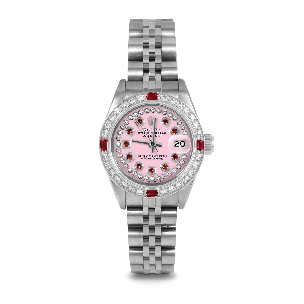 Rolex Datejust 26mm | 69174-PNK-STRR-4RBY-JBL