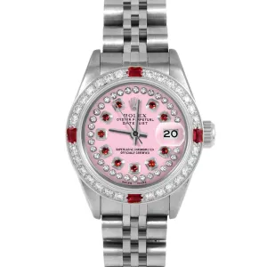 Rolex Datejust 26mm | 69174-PNK-STRR-4RBY-JBL