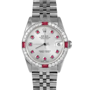 Rolex Datejust 31mm | 68274-SLV-RBY-AM-4RBY-JBL