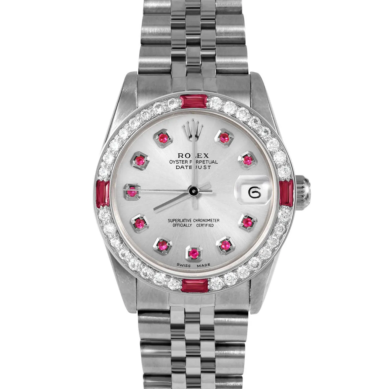 Rolex Datejust 31mm | 68274-SLV-RBY-AM-4RBY-JBL