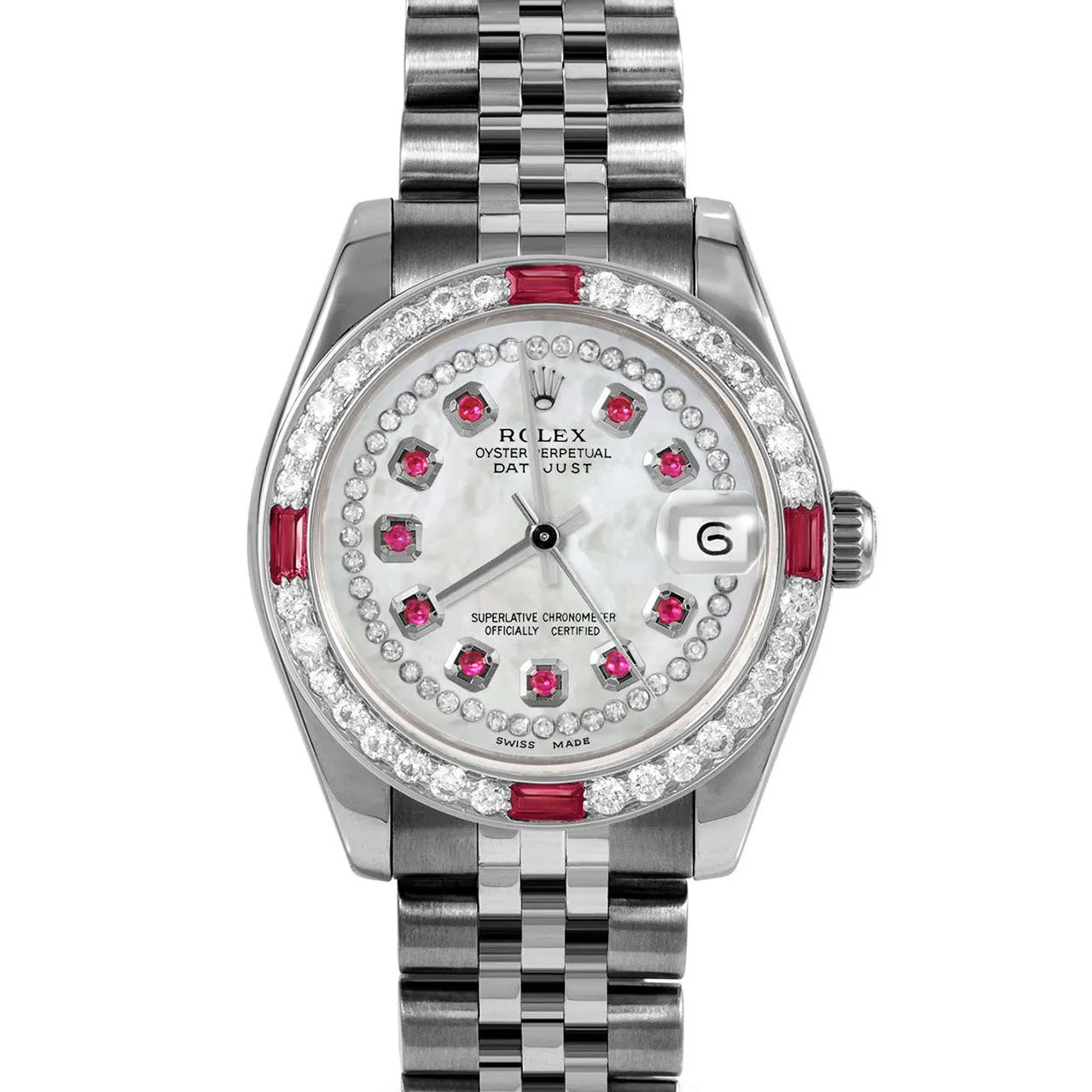 Rolex Datejust 31mm | 68274-WMOP-STRR-4RBY-JBL