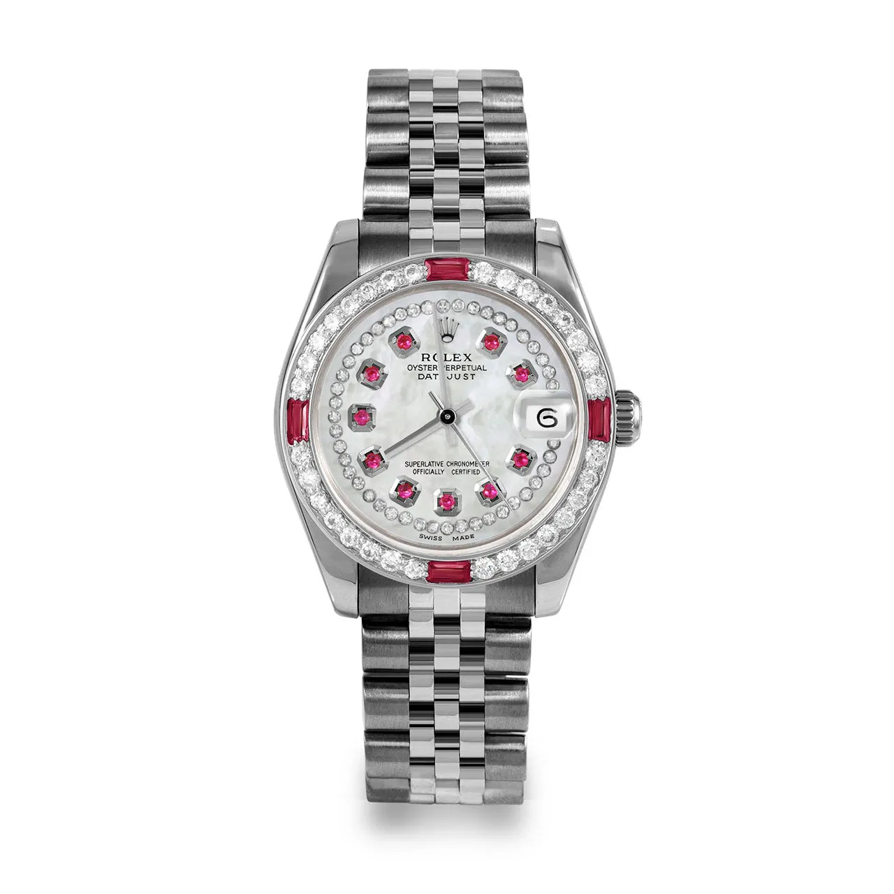 Rolex Datejust 31mm | 68274-WMOP-STRR-4RBY-JBL