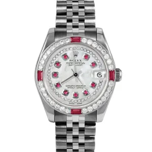 Rolex Datejust 31mm | 68274-WMOP-STRR-4RBY-JBL