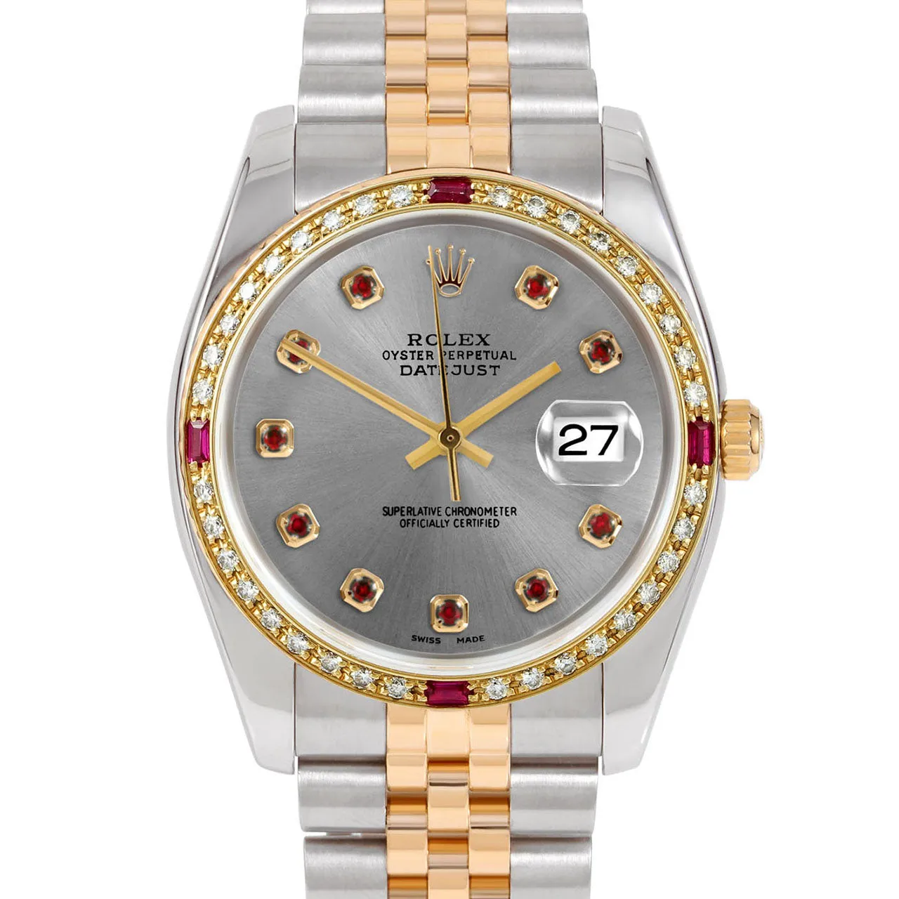 Rolex Datejust 36mm | 116233-SLT-RBY-AM-4RBY-JBL