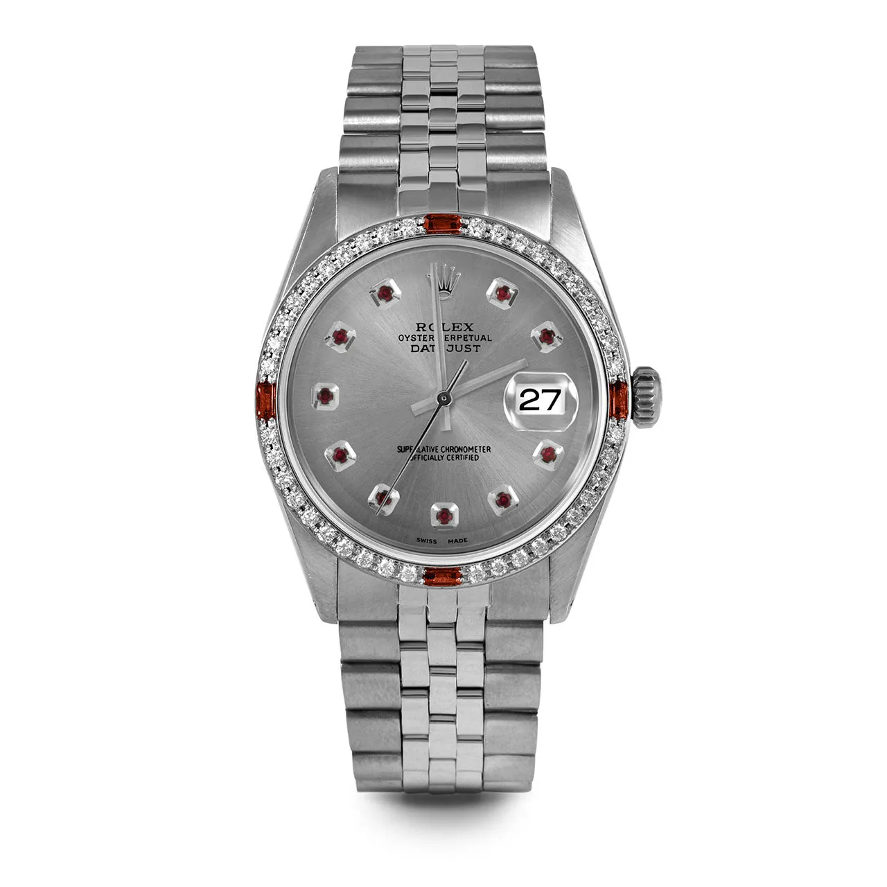 Rolex Datejust 36mm | 1601-SS-SLT-RBY-AM-4RBY-JBL