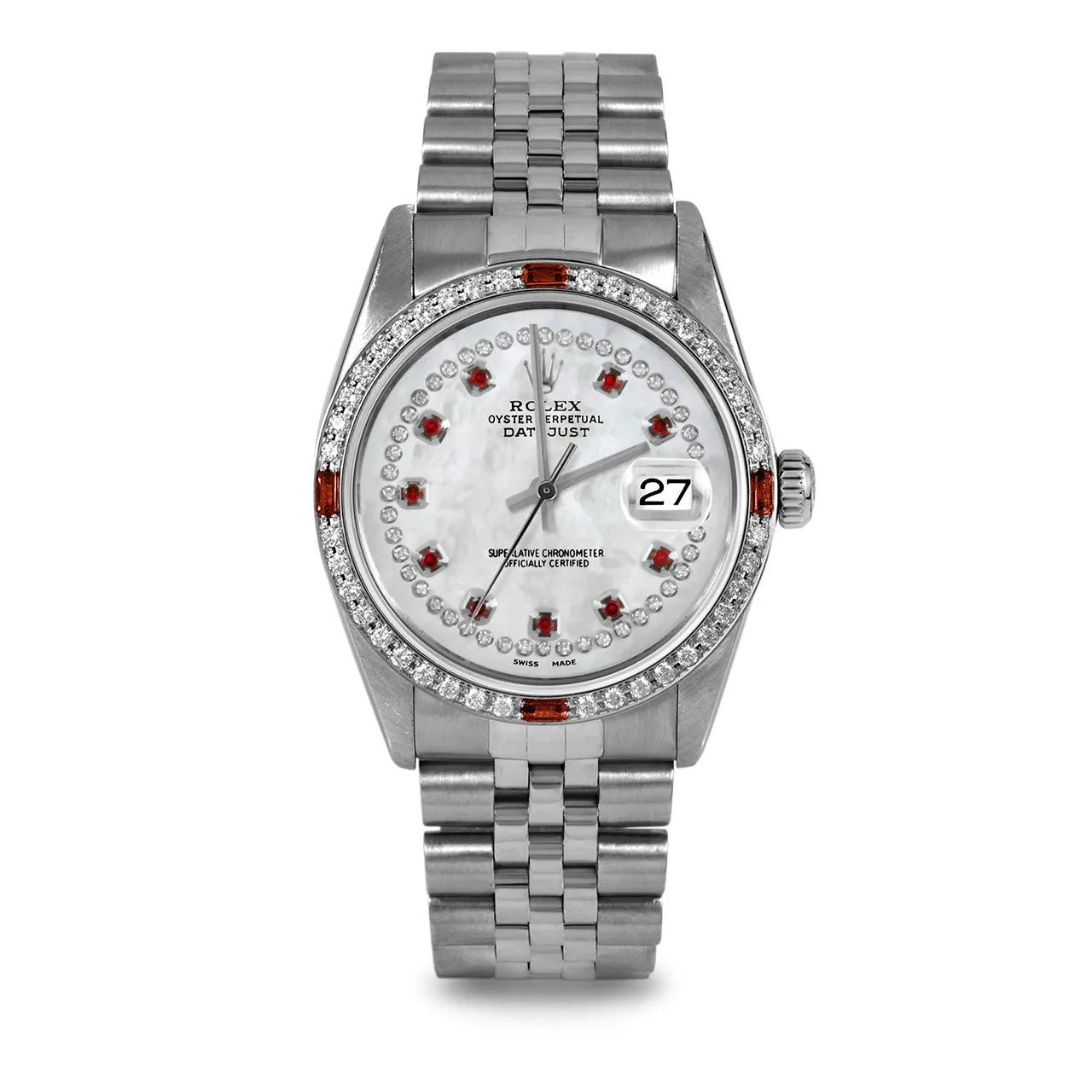 Rolex Datejust 36mm | 16014-WMOP-STRR-4RBY-JBL